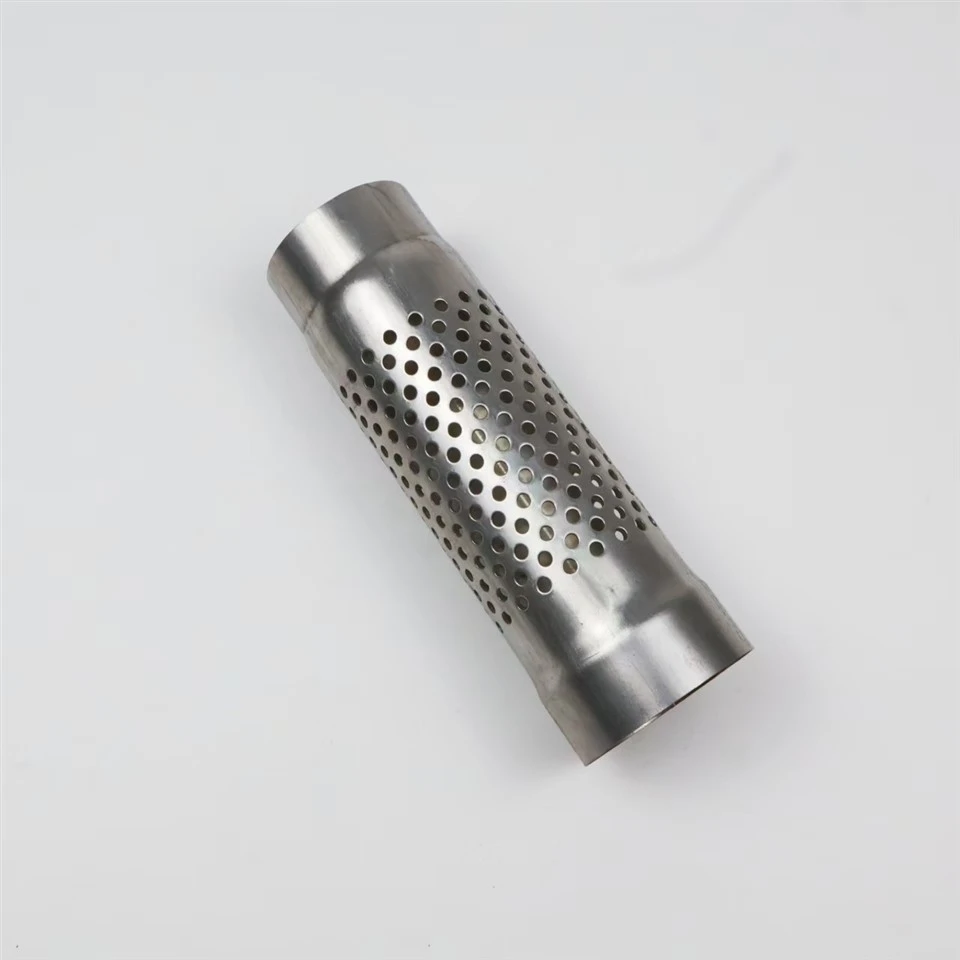 Stainless Steel Perforated Silencer Pipe / Muffler Perforated Tube best
